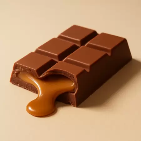 Barra ao Leite com Caramelo Salgado